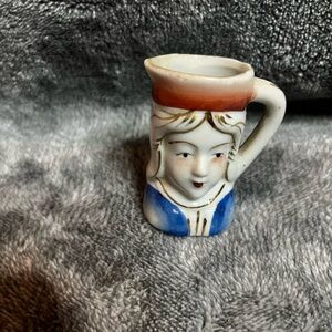 Vintage Porcelain Toothpick Holder Japan Miniature Creamer
